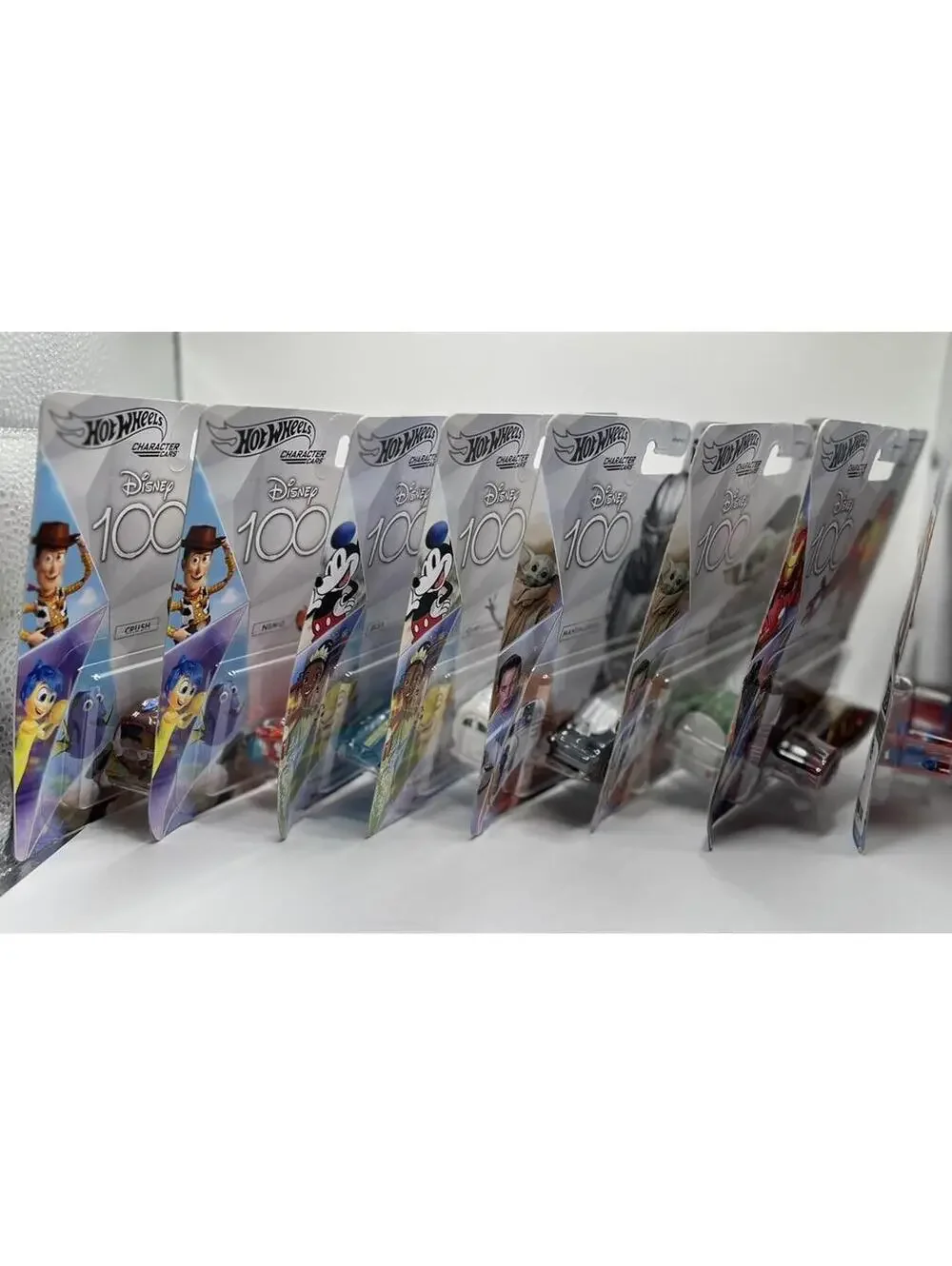 Hot Wheels 2023 Disney 100 Year Anniversary Character Set Of 6 Die-Cast Car Toys